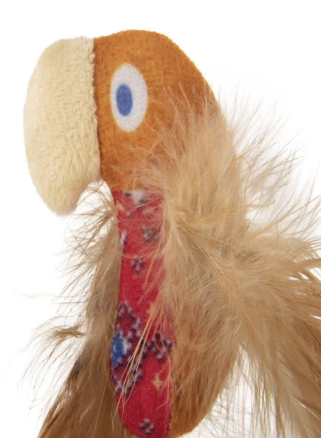 SmartyKat Instincts by SmartyKat 2-Pack HappyNip Love Mates Feather Birds Plush Cat Toys, Contains Catnip & Silvervine - Orange/Green, 2-Pack - Image 5